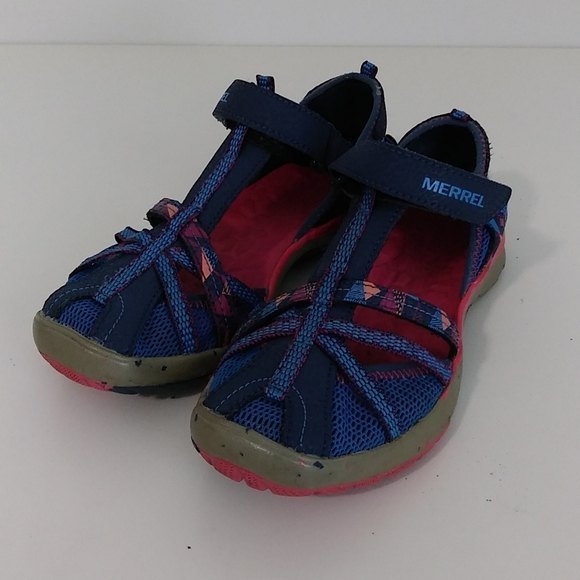Merrell Hydro Monarch Water Sandals, Blue/Pink, Size 2M - Picture 1 of 9